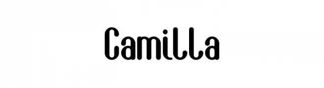 Camilla  フリーフォントのダウンロード