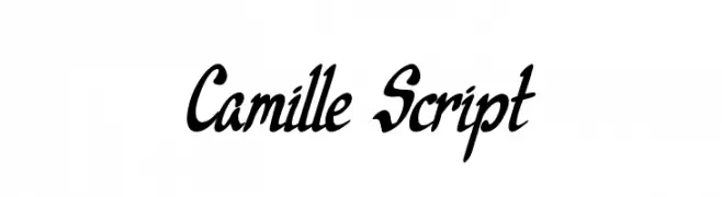 Camille Script  les polices de caractères gratuit tlcharger