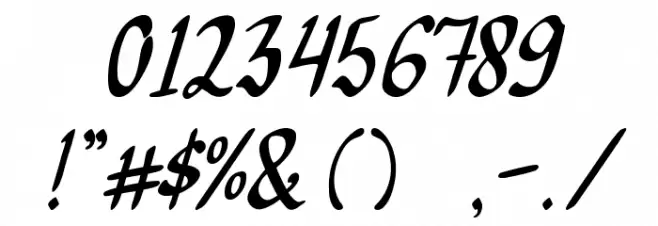 Camille Script Font OTHER CHARS