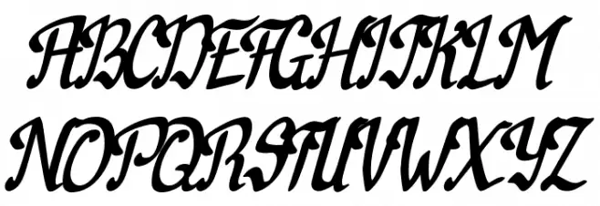 Camille Script Schriftart Groß