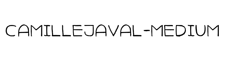 CamilleJaval-Medium Font