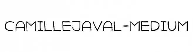 CamilleJaval-Medium  Free Fonts Download