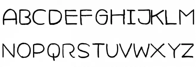 CamilleJaval-Medium 字体 大写
