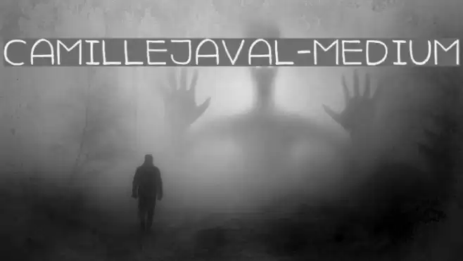 CamilleJaval-Medium Font examples