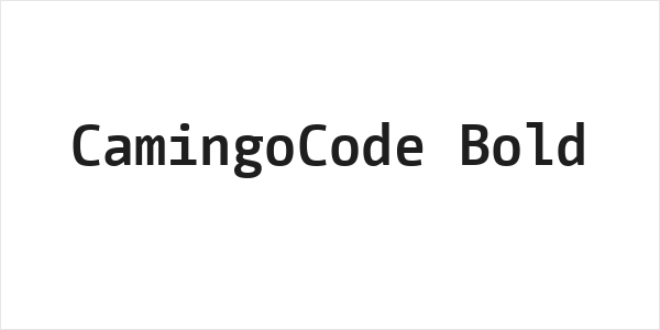 CamingoCode Bold Logo