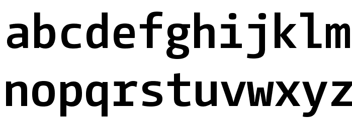 CamingoCode Bold Font LOWERCASE