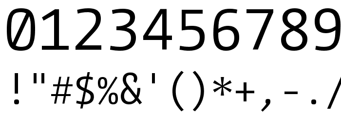 CamingoCode Regular Font OTHER CHARS