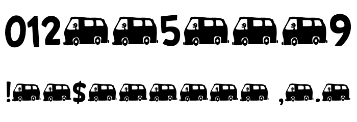 Camioneta DEMO Regular Font OTHER CHARS