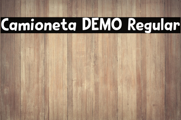 Camioneta DEMO Regular Example 1
