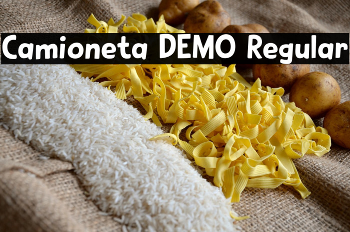 Camioneta DEMO Regular Example 3