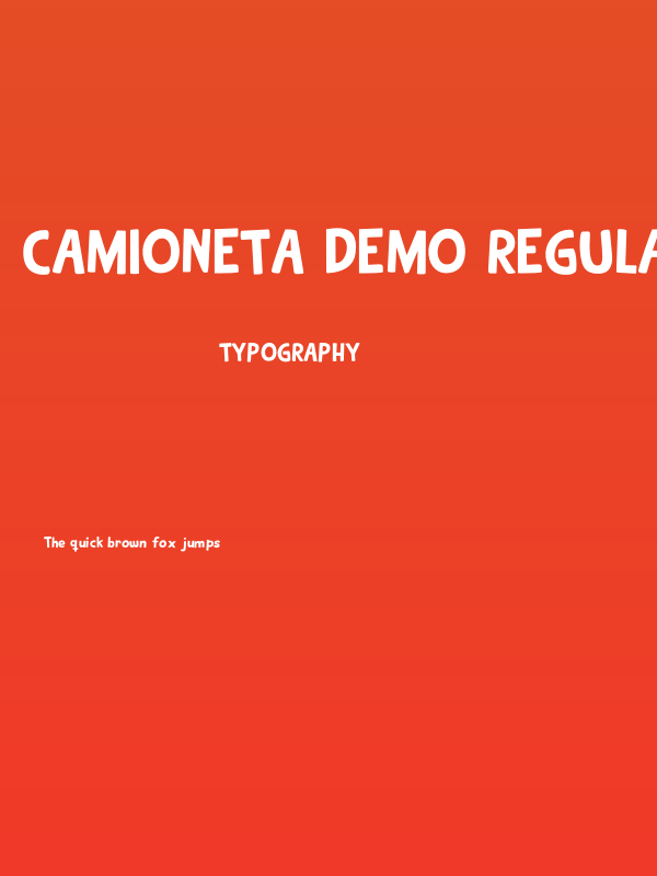 Camioneta DEMO Regular Poster