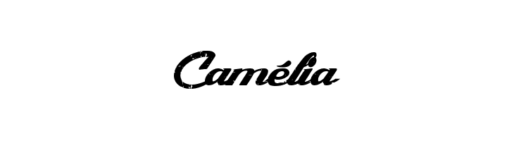 Camélia  font caratteri gratis