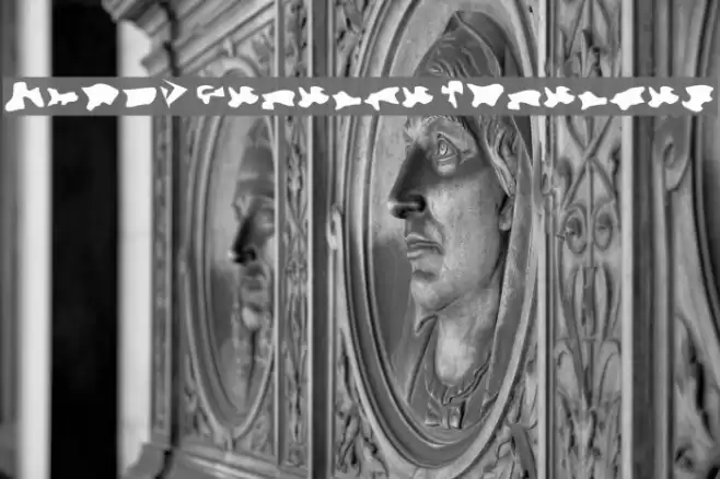 Camo3 Reverse Inverted Font examples