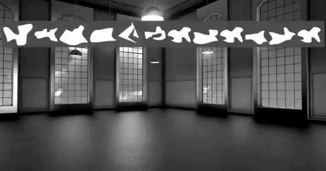 Camo3 Reverse Font examples