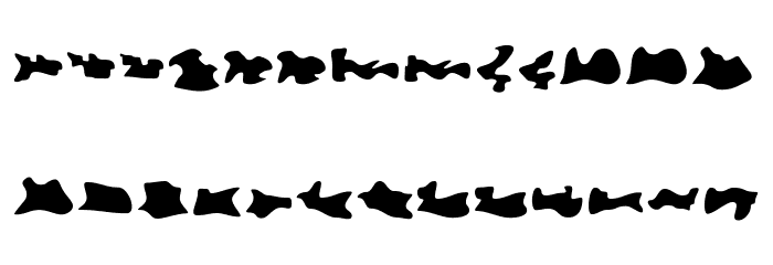 Camo3 Font LOWERCASE