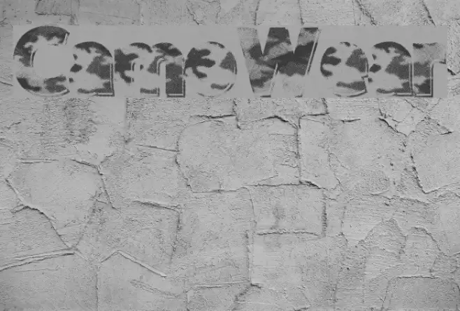 CamoWear Font examples