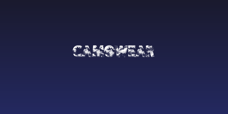 CamoWear Social Header
