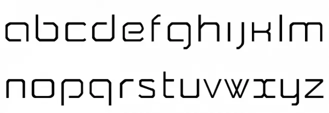 Camomile Schriftart Kleinbuchstaben