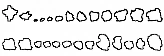 Camosport Outline Schriftart Groß