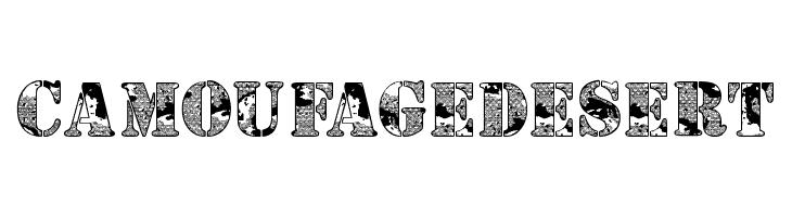 Camoufage Desert Font