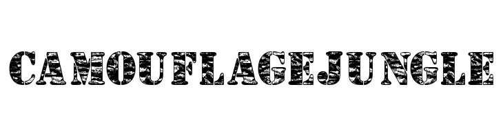 Camouflage Jungle  Descarca Fonturi Gratis