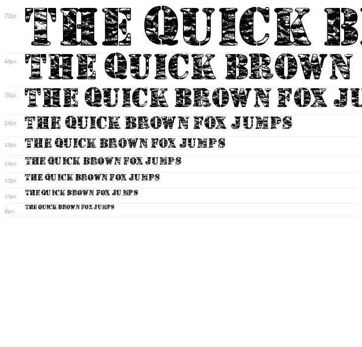 Camouflage Jungle Waterfall