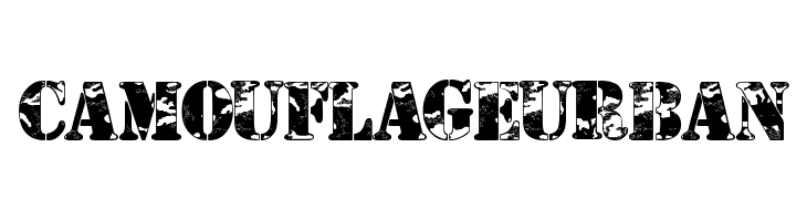Camouflage Urban  免费字体下载