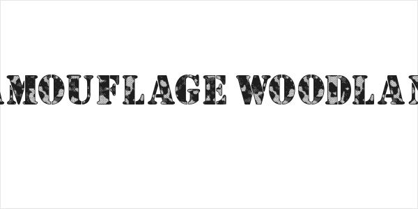 Camouflage Woodland Logo