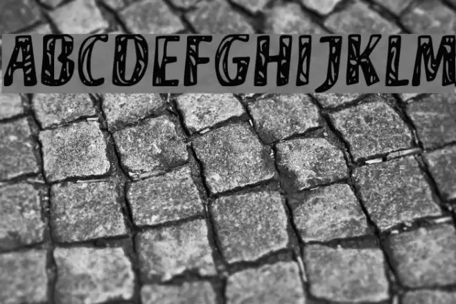 Camouflage Font examples