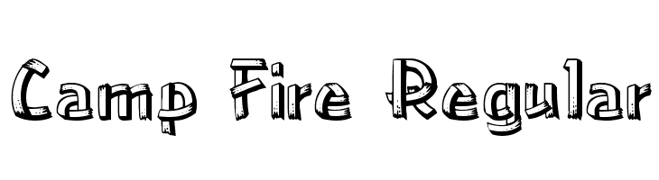 Camp Fire Regular  नि: शुल्क फ़ॉन्ट्स डाउनलोड
