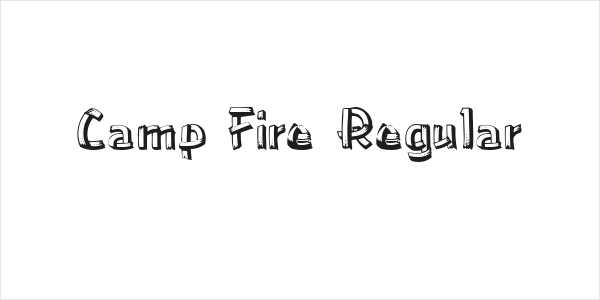 Camp Fire Regular Logo