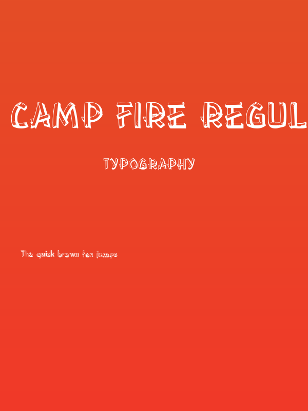 Camp Fire Regular Poster