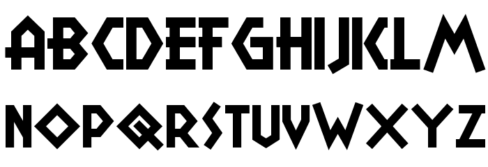 Camp Granada NF Font LOWERCASE
