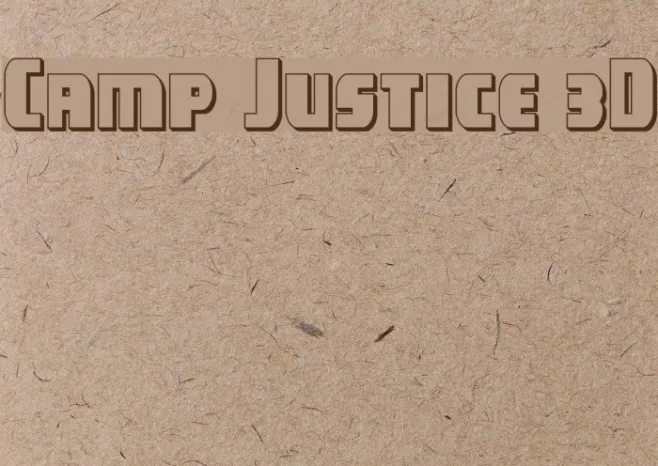 Camp Justice 3D Example 1