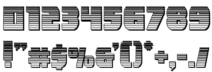 Camp Justice Chrome Font OTHER CHARS