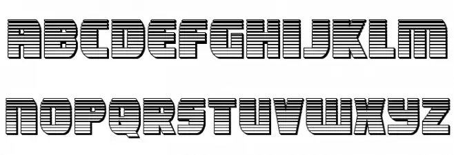 Camp Justice Chrome Caratteri MINUSCOLO