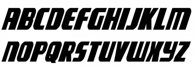 Camp Justice Drop Case Italic 字体 大写