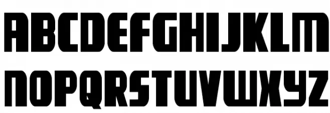 Camp Justice Drop Case Schriftart Groß