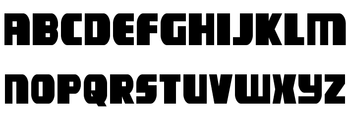 Camp Justice Drop Case Font LOWERCASE