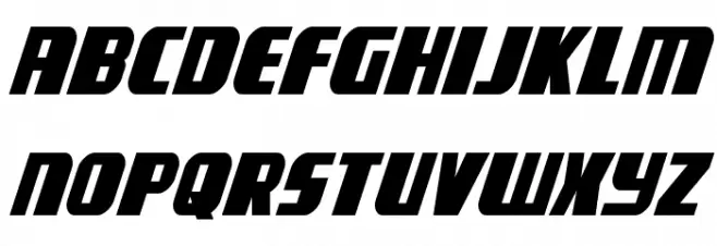 Camp Justice Expanded Italic Polices MAJUSCULES