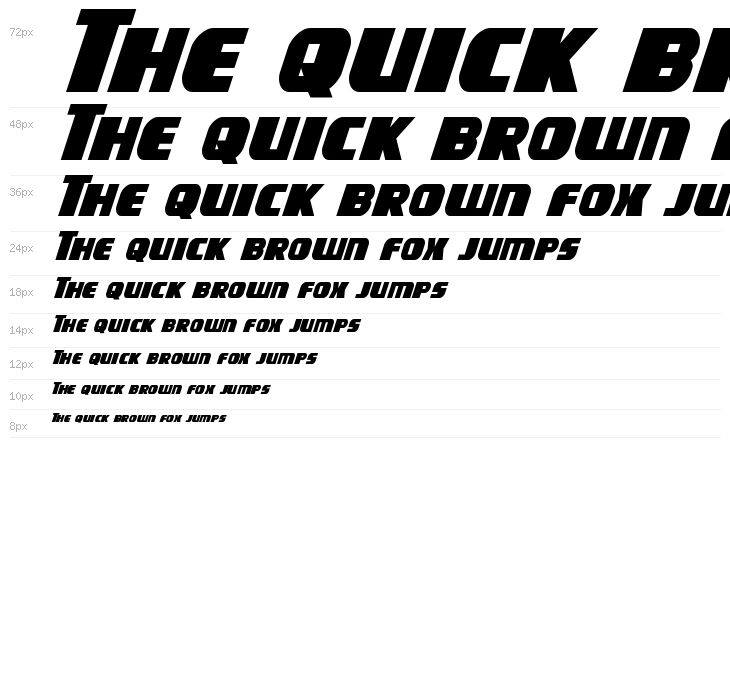 Camp Justice Expanded Italic Waterfall