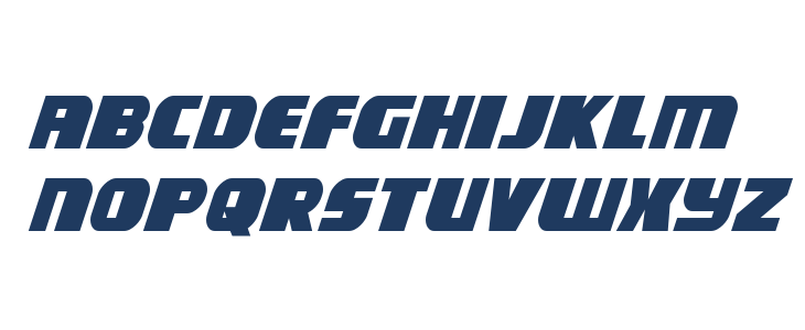 Camp Justice Expanded Italic Lowercase