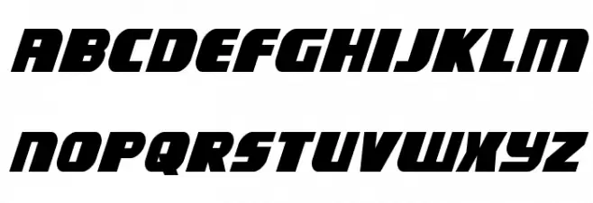 Camp Justice Expanded Italic 字体 小写