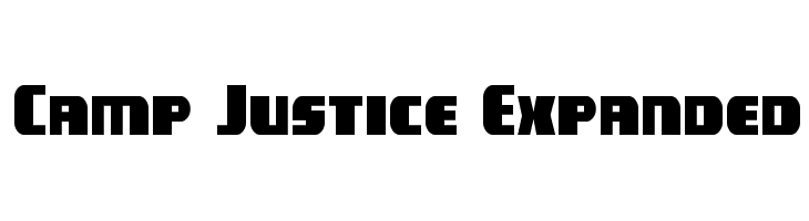 Camp Justice Expanded  Descarca Fonturi Gratis