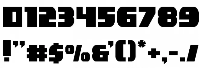 Camp Justice Expanded Font OTHER CHARS