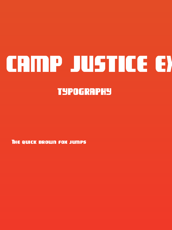 Camp Justice Expanded Poster