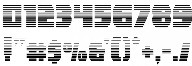 Camp Justice Gradient Font OTHER CHARS