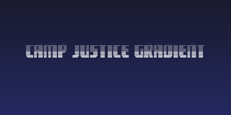 Camp Justice Gradient Social Header