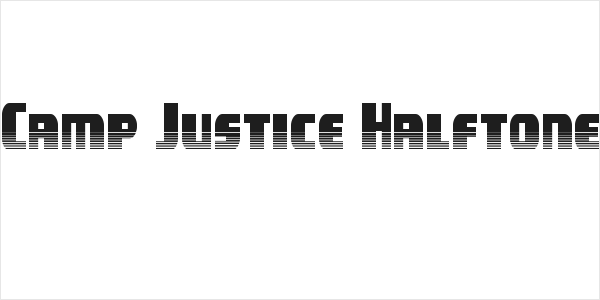 Camp Justice Halftone Logo