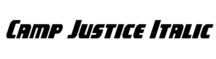 Camp Justice Italic  नि: शुल्क फ़ॉन्ट्स डाउनलोड